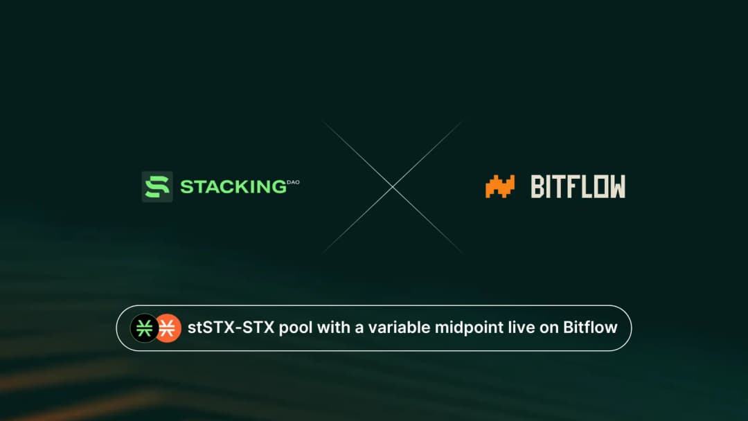 Unstacking Getting Cheaper with Bitflow New stSTX-STX Flex Pool