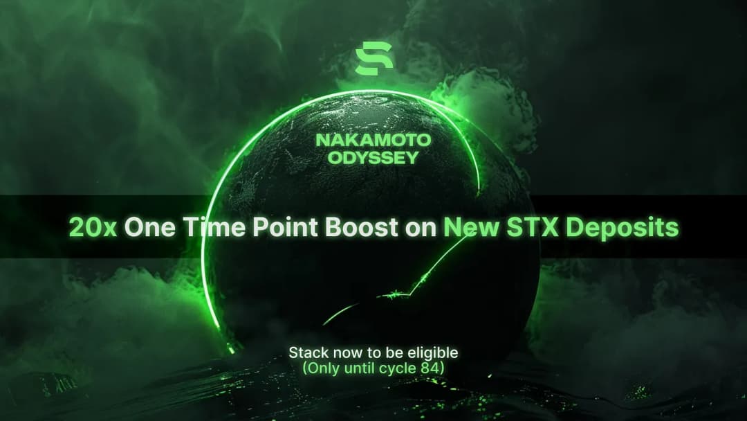 The Nakamoto Odyssey: 20x point Boost on New deposits and More