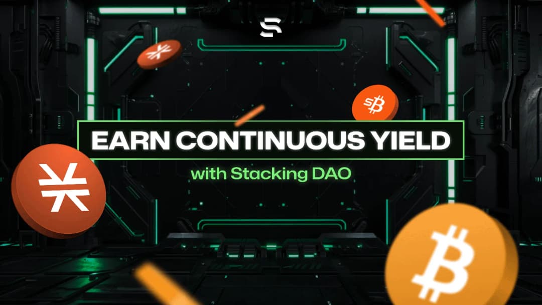 Earn Stacking Rewards Every Day with Stacking DAO: From 2-week Yield to Continuous Yield.
